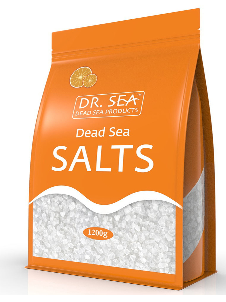 Dead Sea salt with orange extract 1200 g