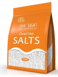 Натуральная Соль Мертвого моря с экстрактом апельсина, для упругости кожи, 1200гр