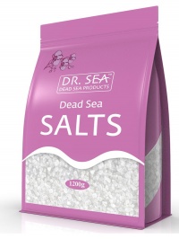 Натуральная минеральная соль Мертвого моря обогащенная экстрактом орхидеи, 1200 гр