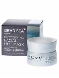 Глубокоочищающая грязевая маска-детокс для лица с минералами Мертвого моря. Идеальная кожа